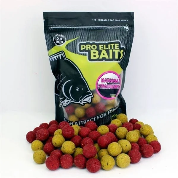 BOILIE BANANA & STRAWBERRY 14MM/ 20MM/ 24 MM 800 GR