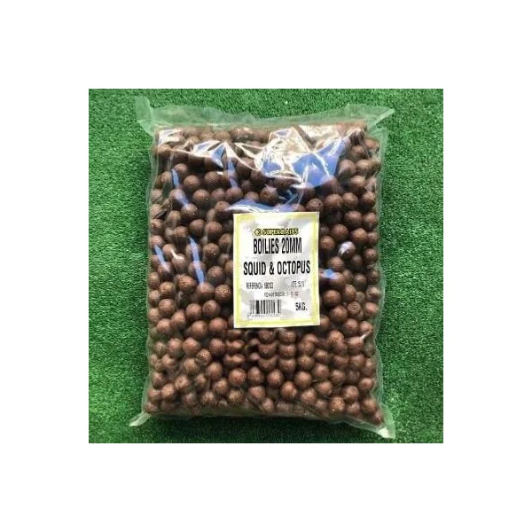 BOILIES 20 MM SUPERBAITS SQUID Y OCTOPUS 5KGS