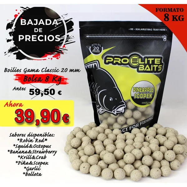 BOILIES PIÐA & SCOPEX 20MM 8KGS