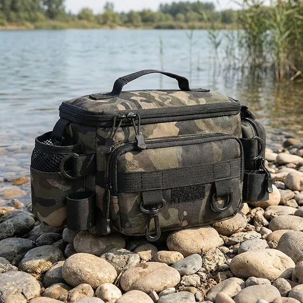 Bolsa bandolera para aparejos de pesca