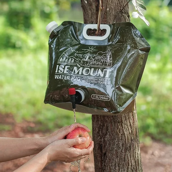 Bolsa de agua para camping con grifo