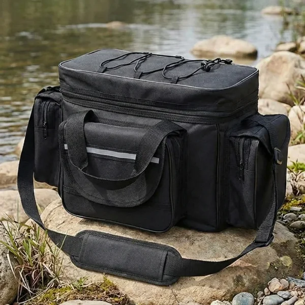 Bolsa de aparejos de pesca de gran capacidad