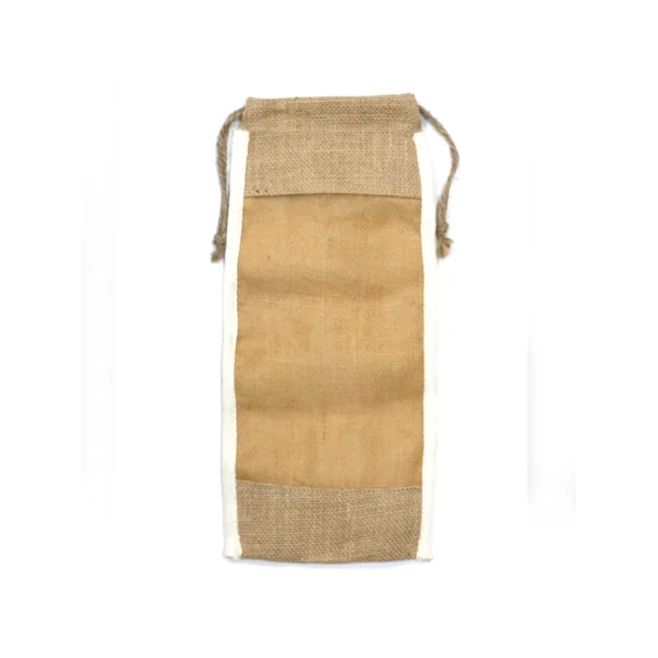 Bolsa Larga de Juta Lavada 35X15Cm