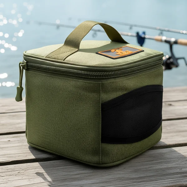 Bolsa portátil para carretes de pesca