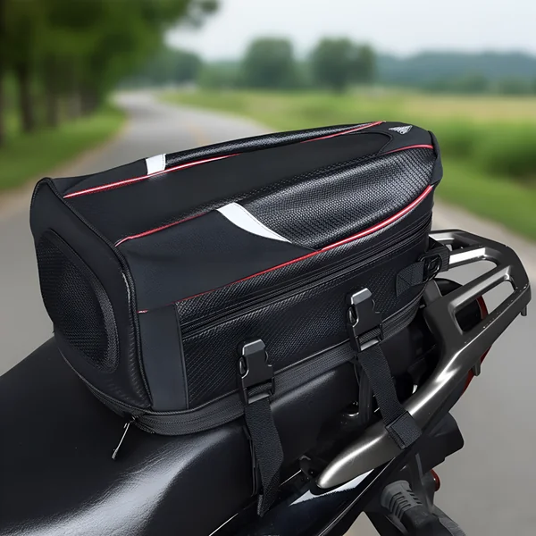 Bolsa trasera impermeable para motocicleta
