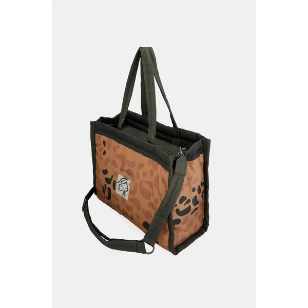 Bolso acolchado de playa teja - Imagen 5