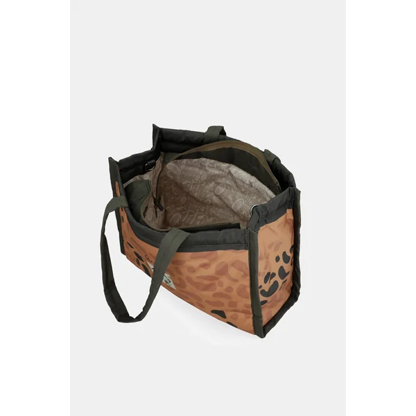 Bolso acolchado de playa teja - Imagen 9