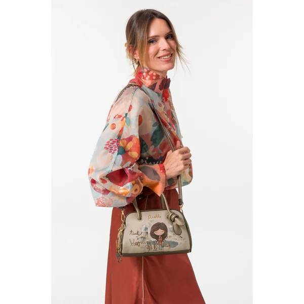 Bolso de asa corta pequeño Tulip