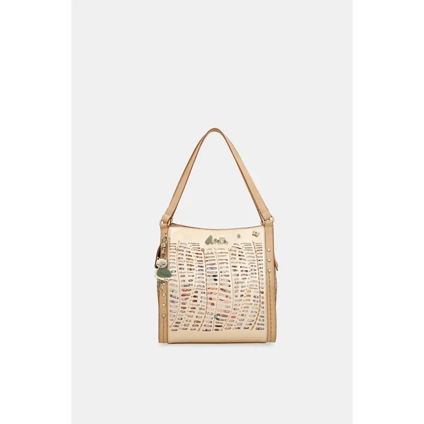 Bolso de hombro dorado Nature Pachamama