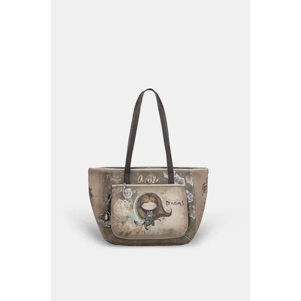 Bolso de hombro grande Real