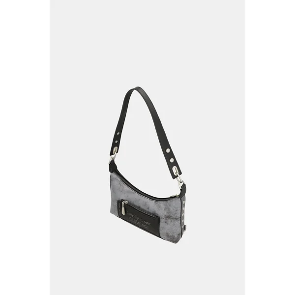 Bolso de hombro negro Crust - Imagen 6