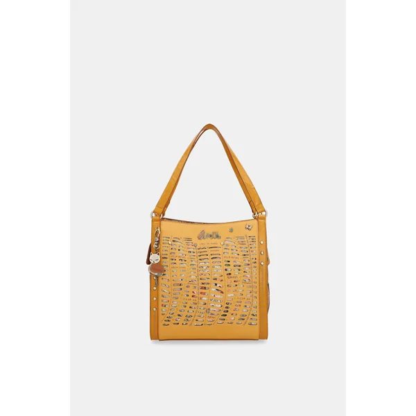 Bolso de hombro ocre Nature Pachamama