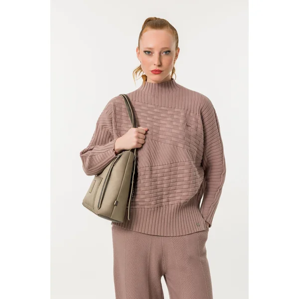 Bolso de hombro Taupe - Imagen 2