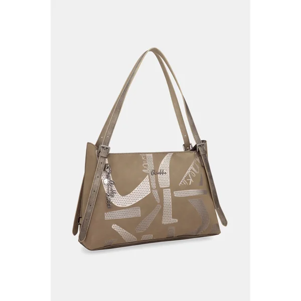Bolso de hombro Taupe - Imagen 4
