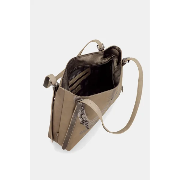 Bolso de hombro Taupe - Imagen 9