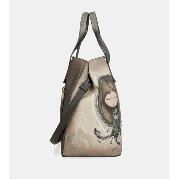 Bolso de mano con bandolera Real - Imagen 5