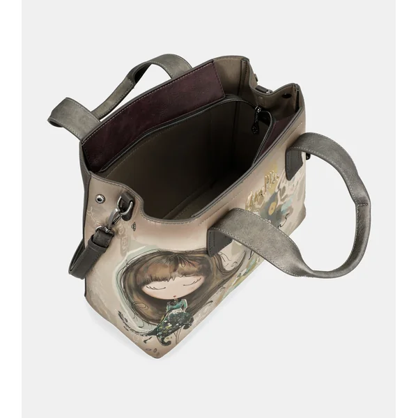 Bolso de mano con bandolera Real - Imagen 7
