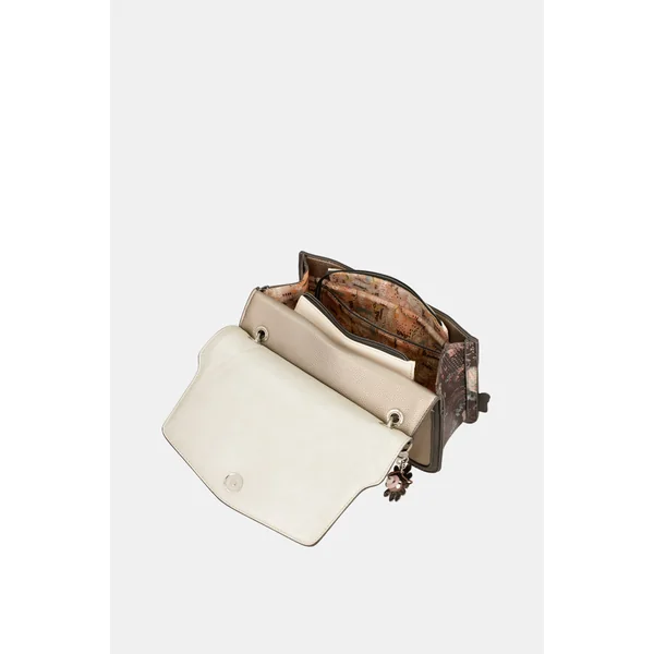 Bolso de solapa Peace & Love rosa - Imagen 8