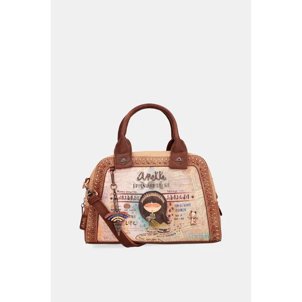 Bolso dos asas con bandolera Menire