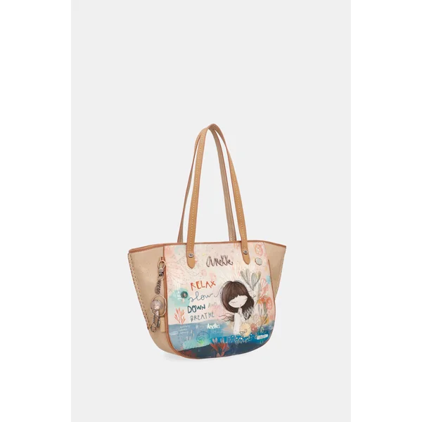 Bolso shopper ovalado Mediterranean