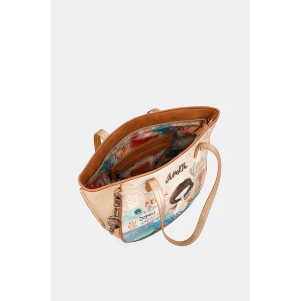Bolso shopper ovalado Mediterranean - Imagen 4