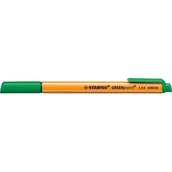 Bolígrafo Fineliner STABILO GREENpoint Verde