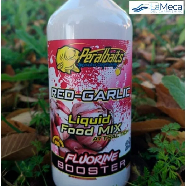 BOOSTER FLUORINE RED GARLIC PERALBAITS 500 ML
