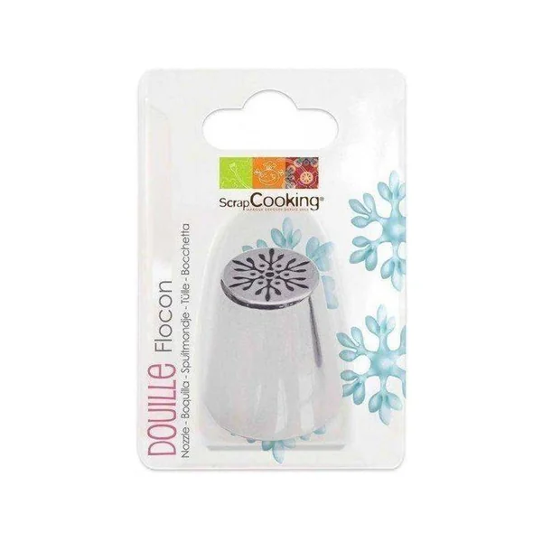 Boquilla Pastelera SCRAPCOOKING Copo de Nieve (Acero)