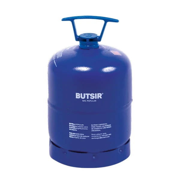 BOTELLA GAS BUTANO BUTSIR AZUL ROSCA UNIVERSAL 3 KG