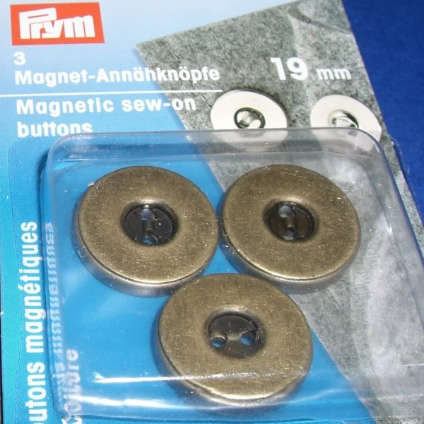 Botones magnéticos para coser