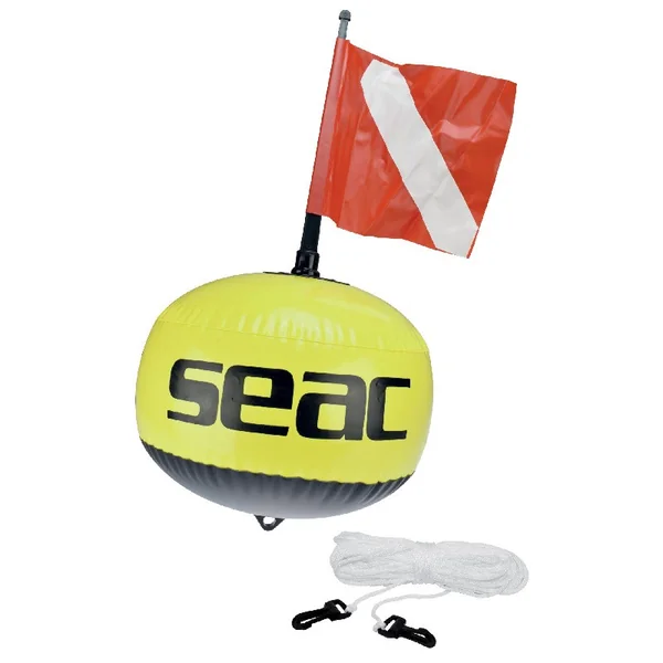 Boya Redonda Fluo con Banderín y Cabo
