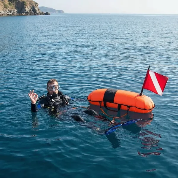 Boyas flotantes torpedo SMB para buceo - Imagen 5