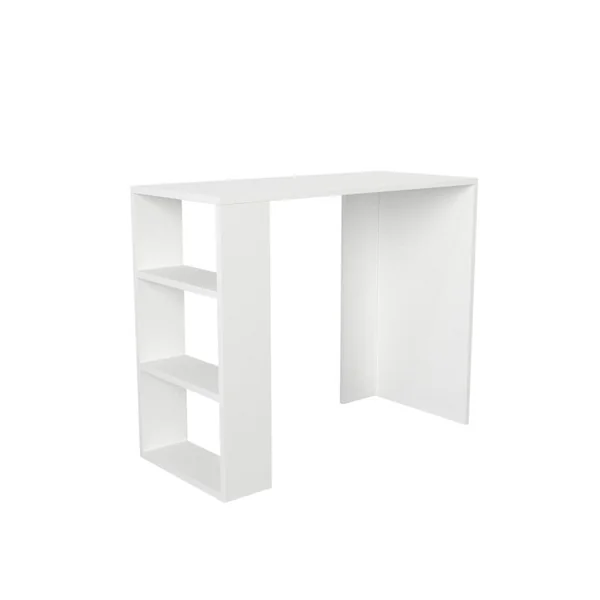 Bureau en bois "Netenya" - 90 x 40 x 74 cm - Blanc