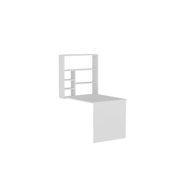 Bureau en bois "Sedir" - 90 x 59 x 154 cm - Bianco