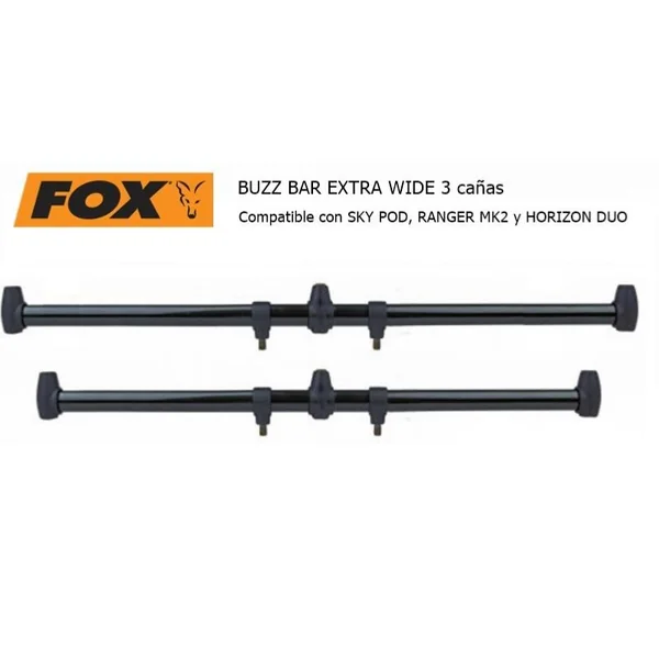 BUZZ BARS 3 ROD FOX EXTRA WIDE