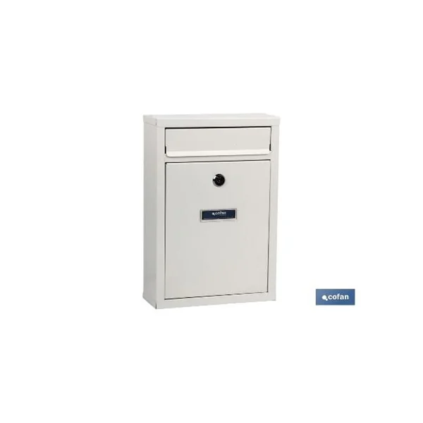 Buzón correo exterior blanco modelo letter 320x215x85mm