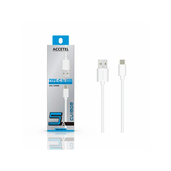Cable ACCETEL A31 (1 m - Blanco)