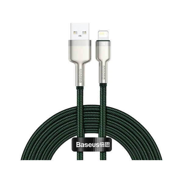 Cable BASEUS Cafule Series (Lightning - 2m - Verde)