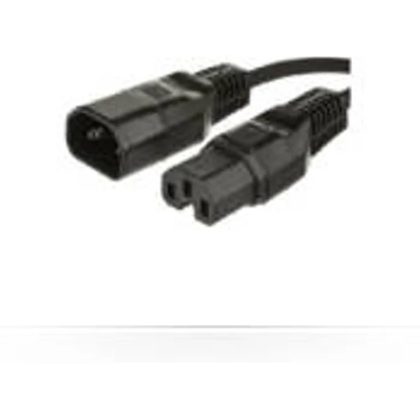 Cable de Alimentación MICROCONNECT 3m, C14 - C15