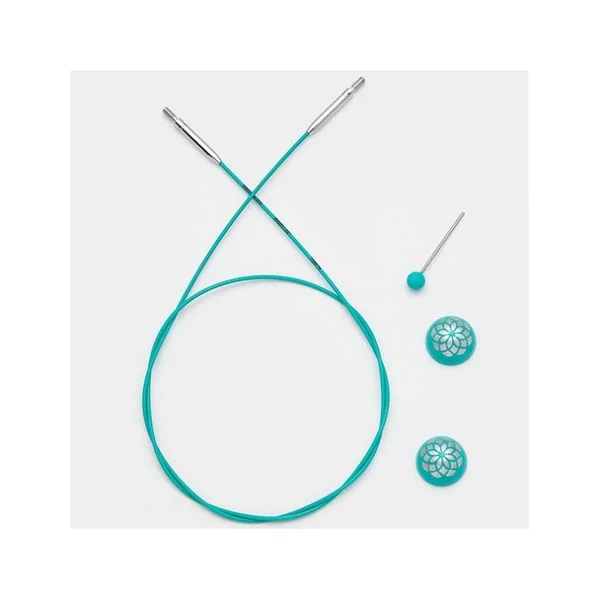 Cable Giratorio Intercambiable para Aguja Circular KnitPro Mindful - Swivel 360º