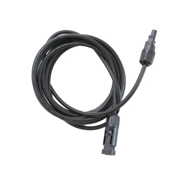 Cable SolarCable de 4 mm, conectores macho/hembra MC4 3 metros