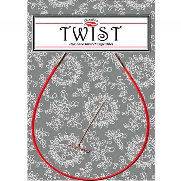 Cable Twist Red ChiaoGoo para Agujas Circulares Intercambiables