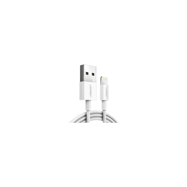Cable UGREEN (Lightning - 2m - Blanco) - Imagen 2