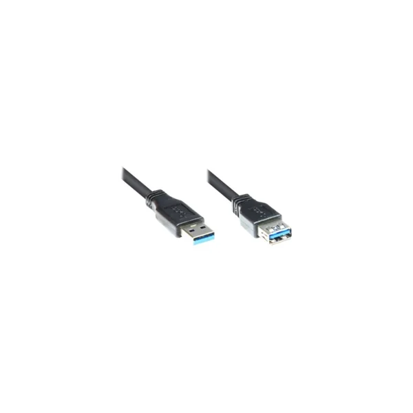 Cable USB ALCASA (USB - Negro) - Imagen 2