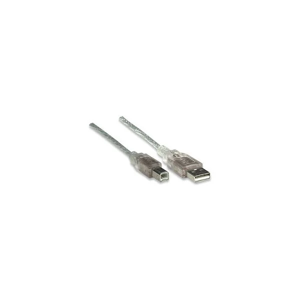 Cable USB MANHATTAN USB A/USB B 3 m Macho/Macho - Imagen 2