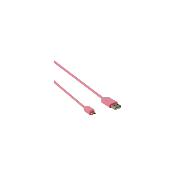 Cable USB VALUELINE (USB - USB - Rosa) - Imagen 2