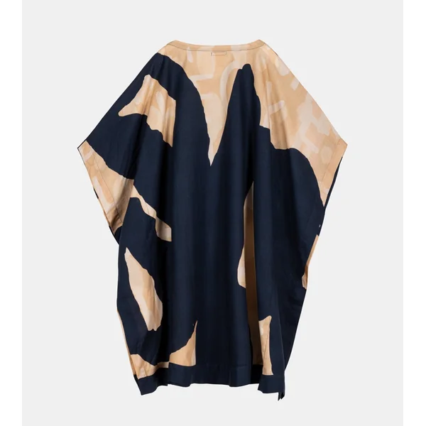 Caftán estampado azul marino - Imagen 4