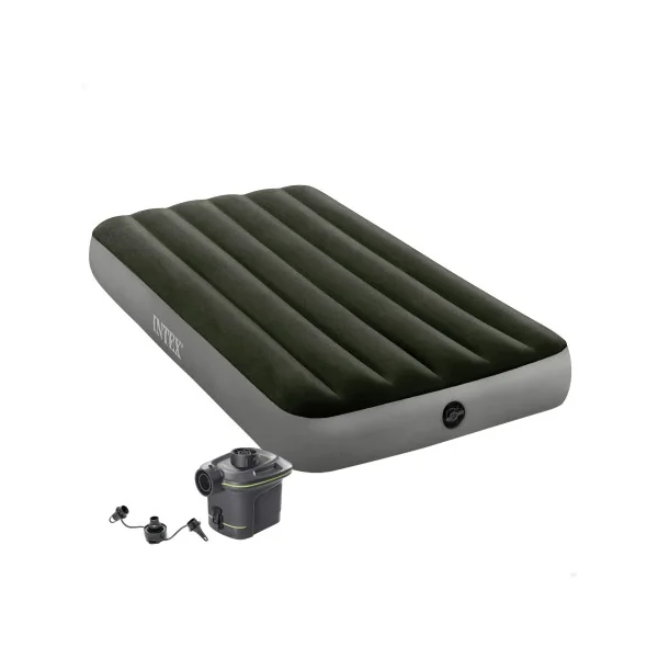 Cama insuflável camping INTEX modelo Prestige Downy com Fiber-Tech