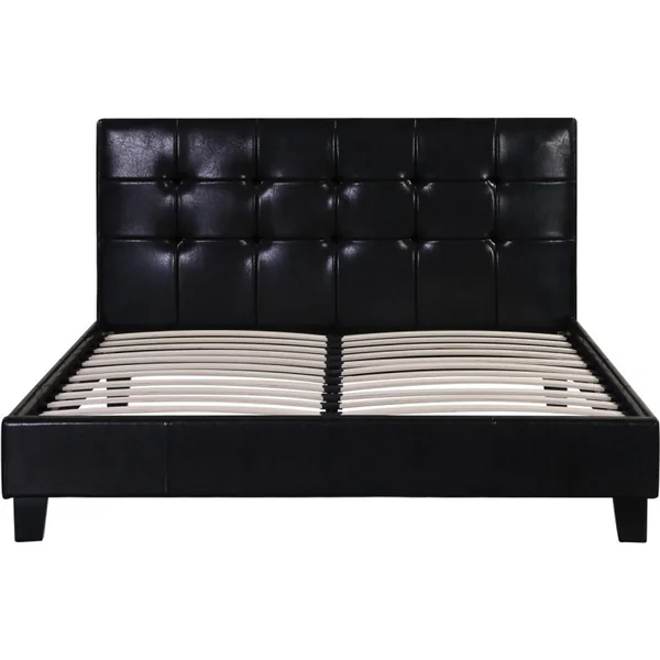 Cama "Julia" - 140 x 190 cm - Preto - Imagen 4