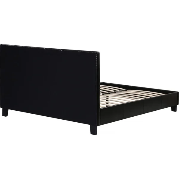 Cama "Julia" - 140 x 190 cm - Preto - Imagen 6